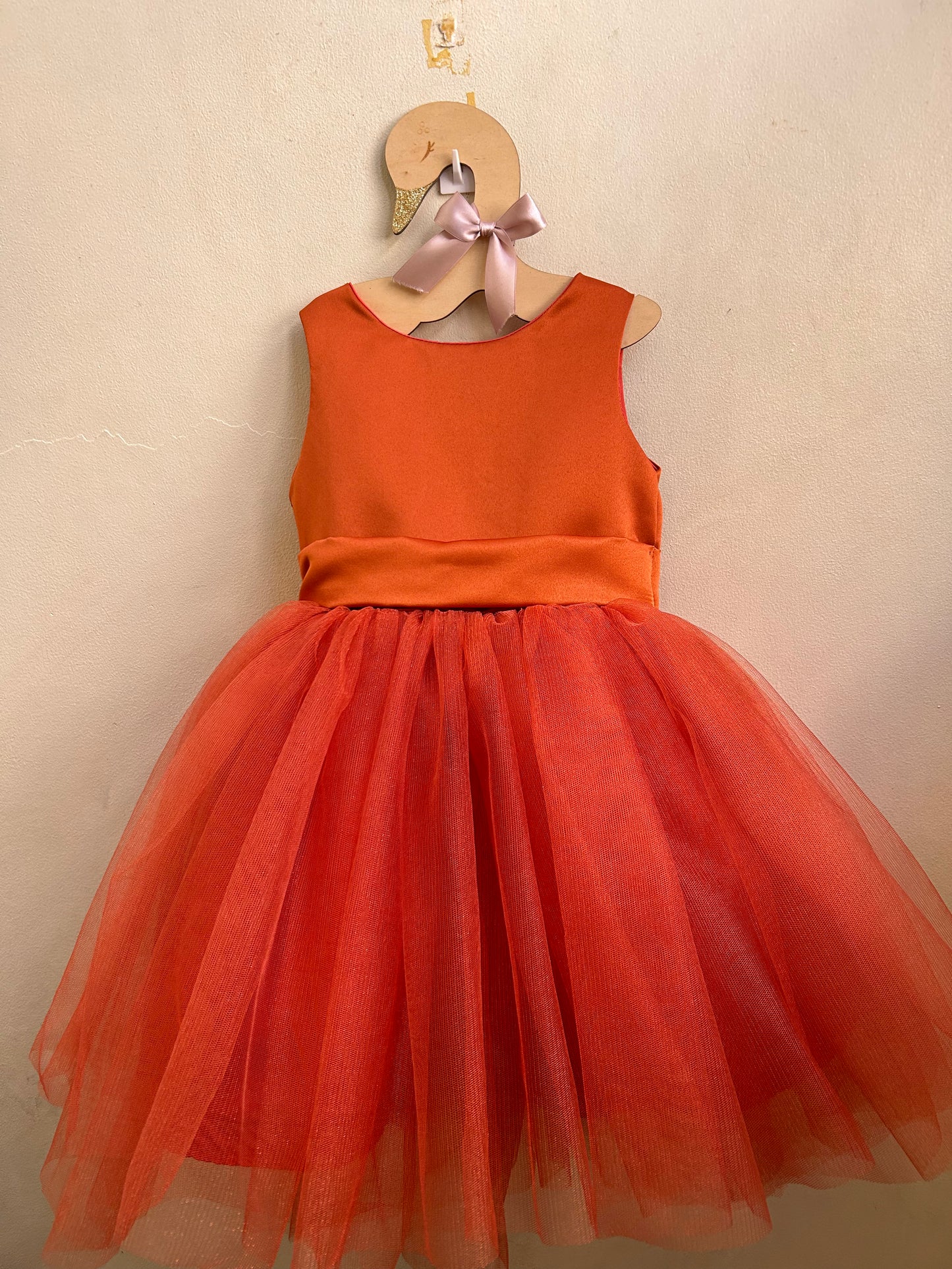 Macy Dress in Rust