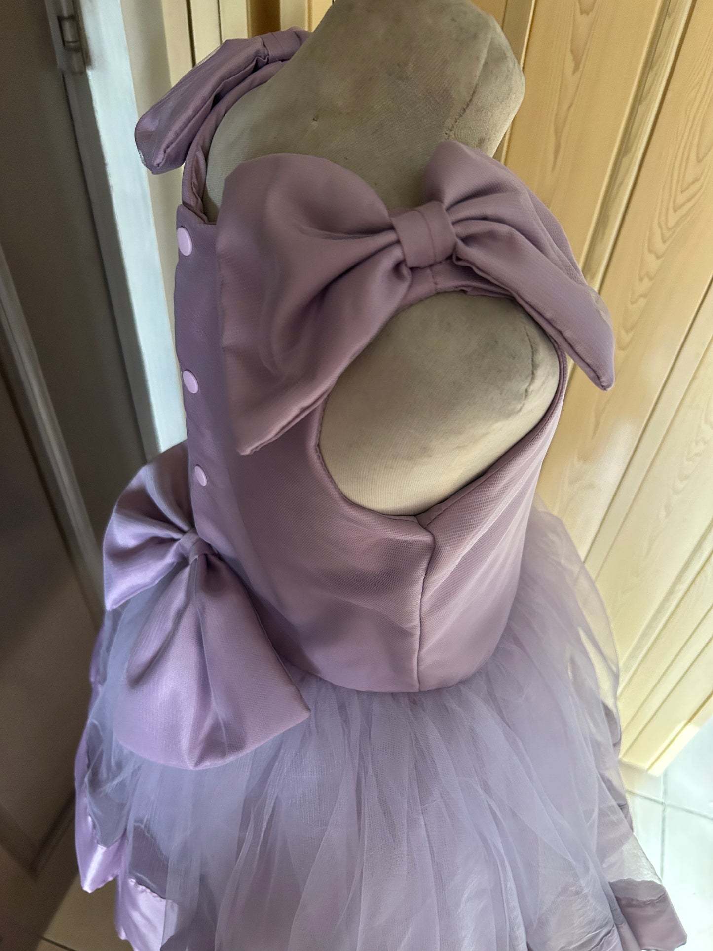 Anna Dress in Mauve