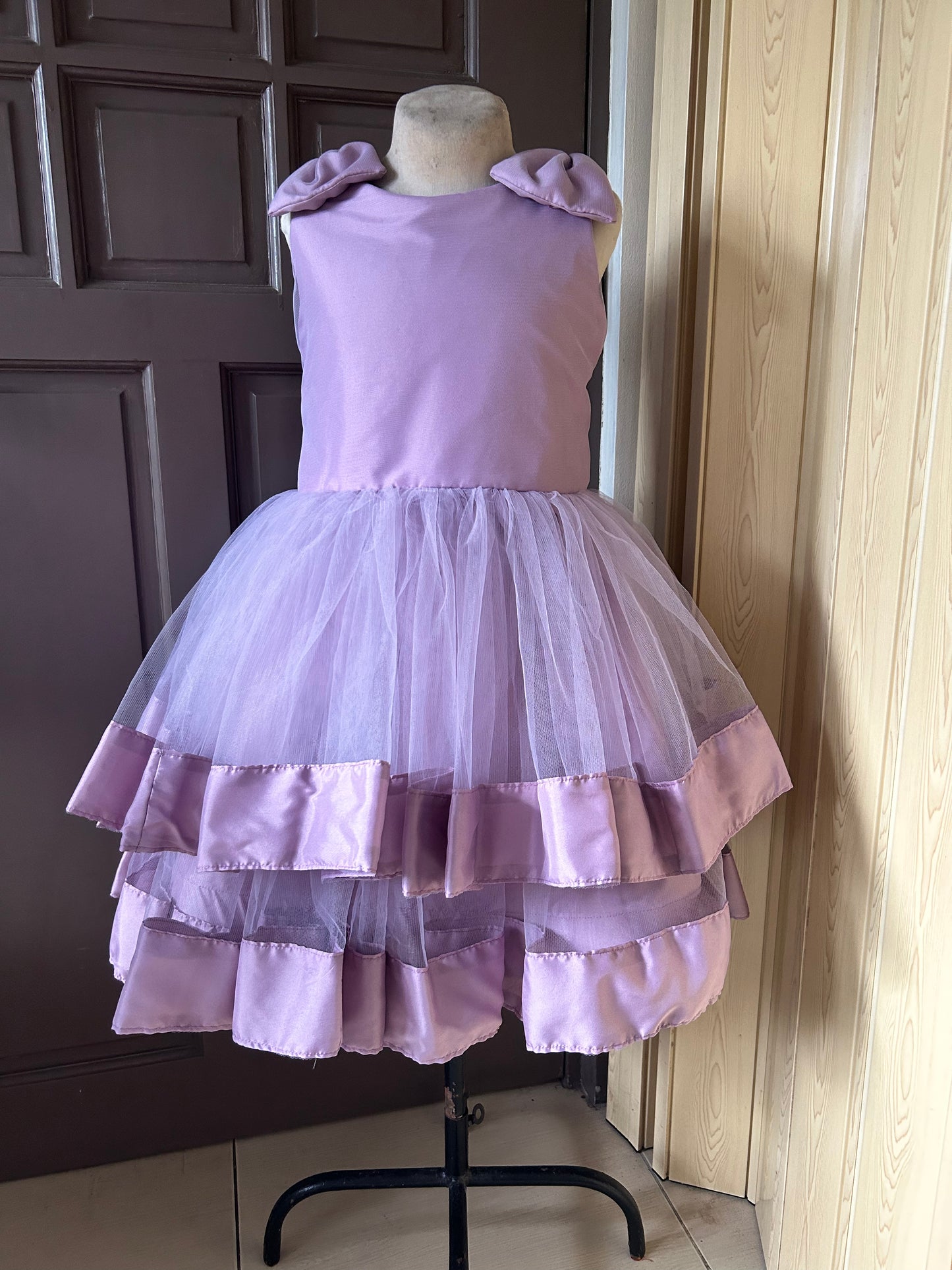 Anna Dress in Mauve