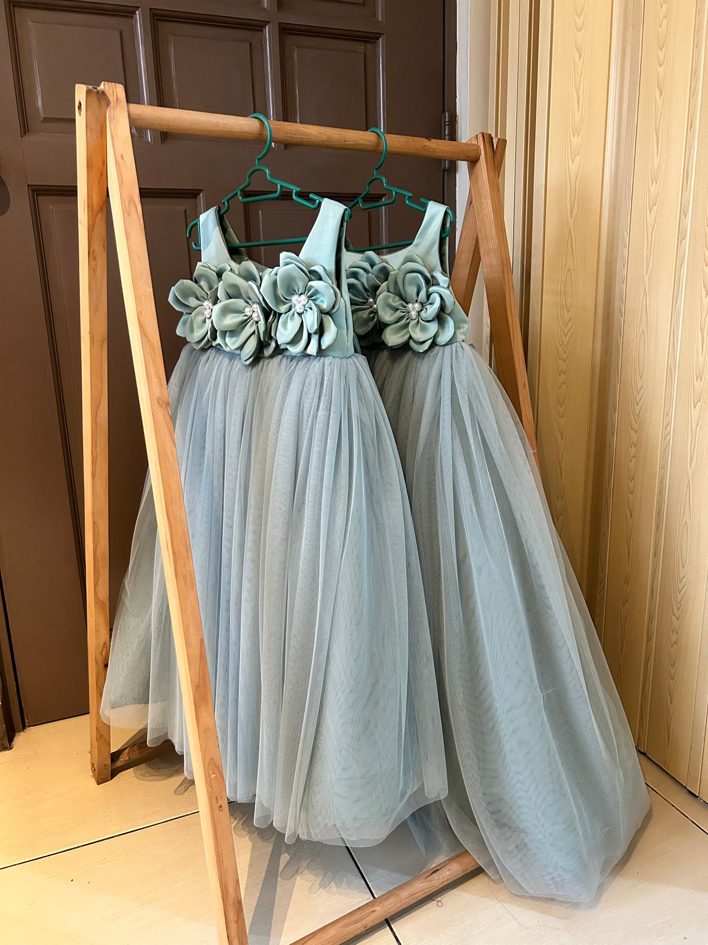 Lara Dress in Sage Green