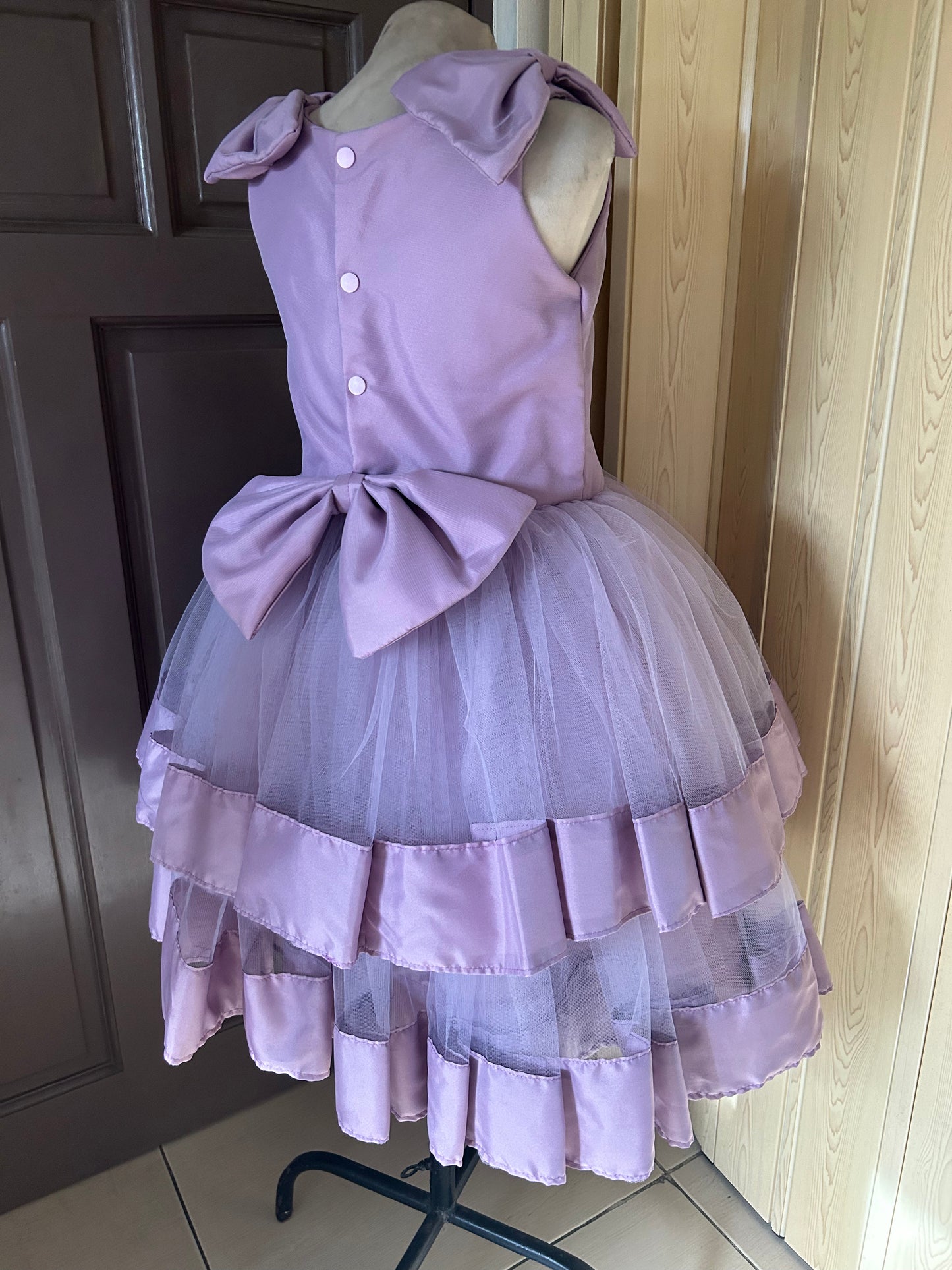 Anna Dress in Mauve