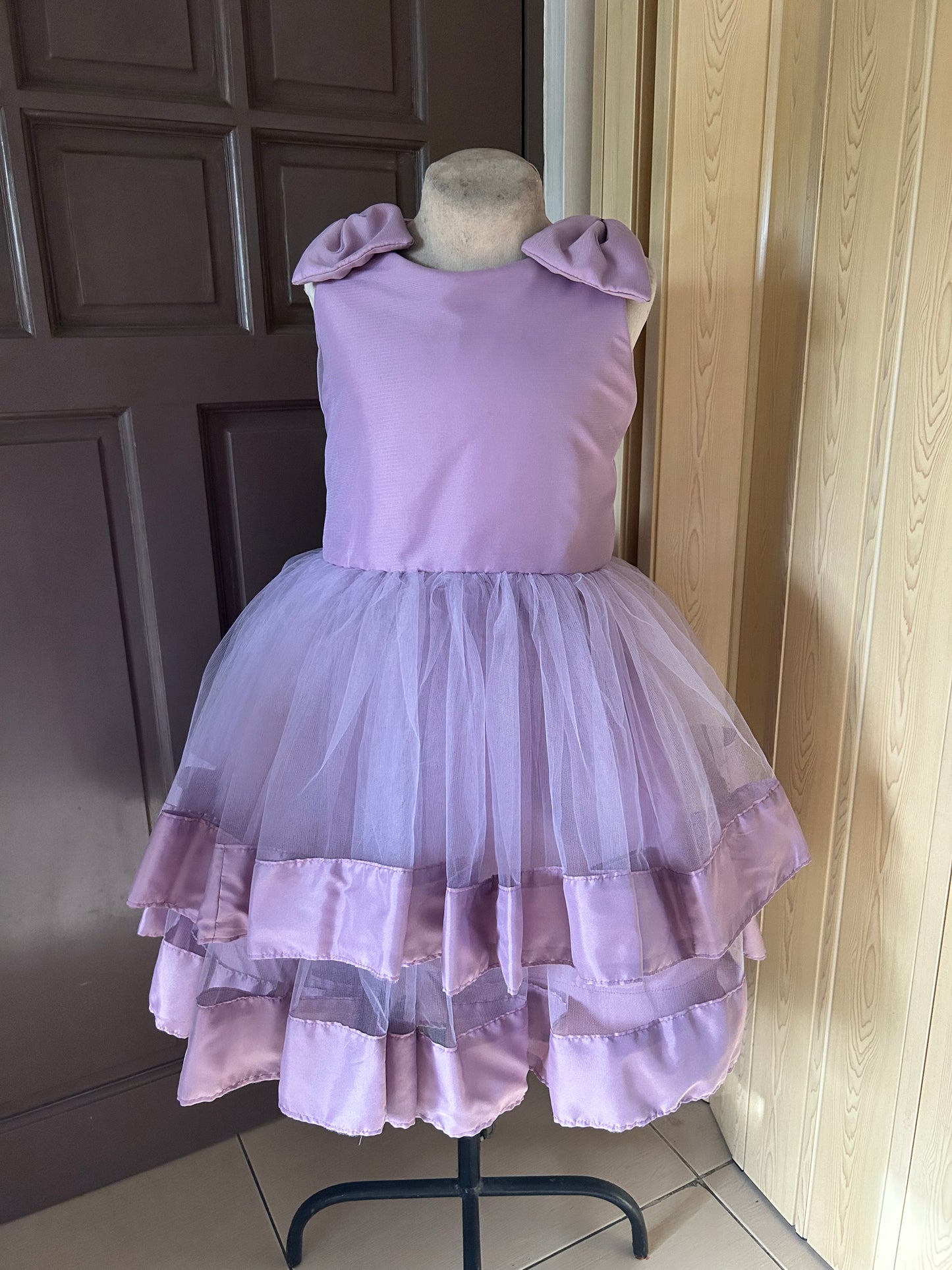 Anna Dress in Mauve