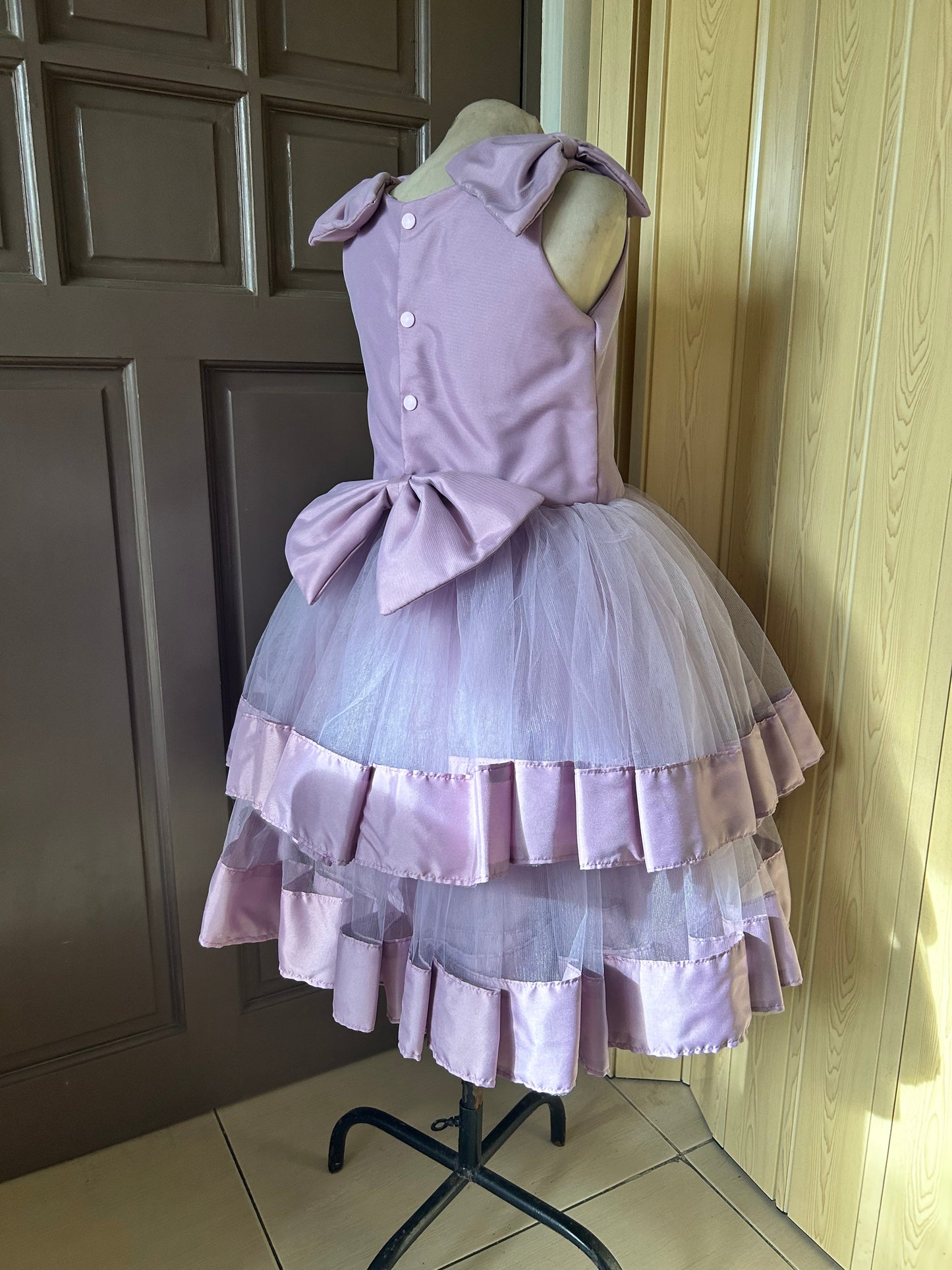 Anna Dress in Mauve