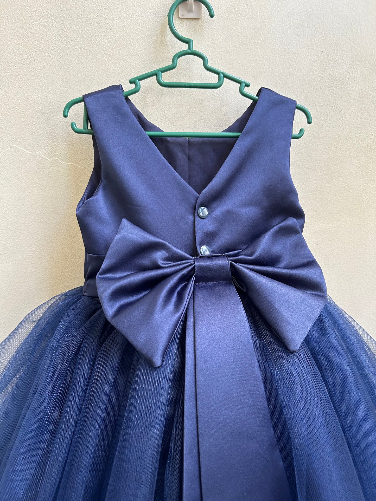 Macy Dress in Navy Blue