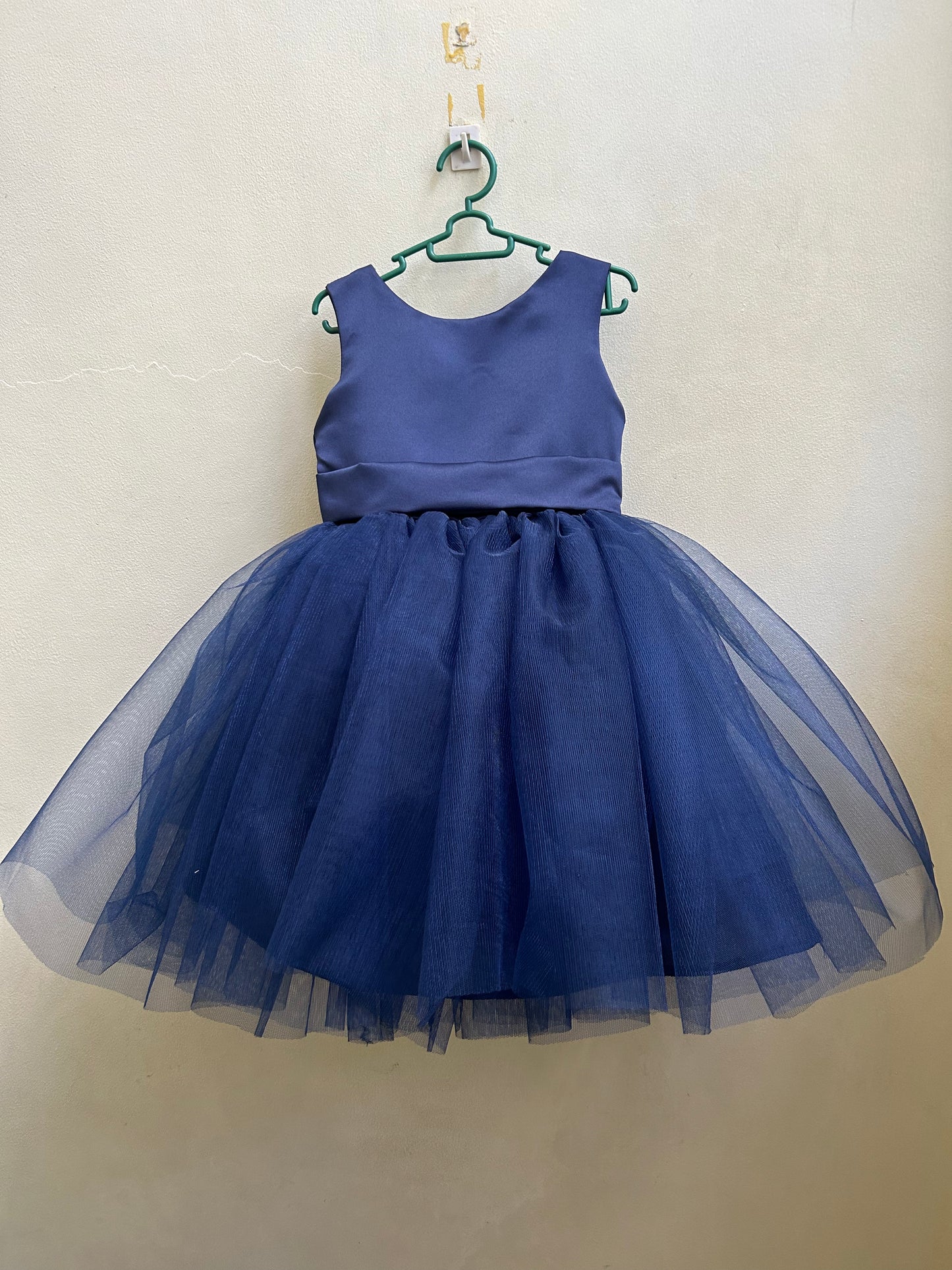 Macy Dress in Navy Blue