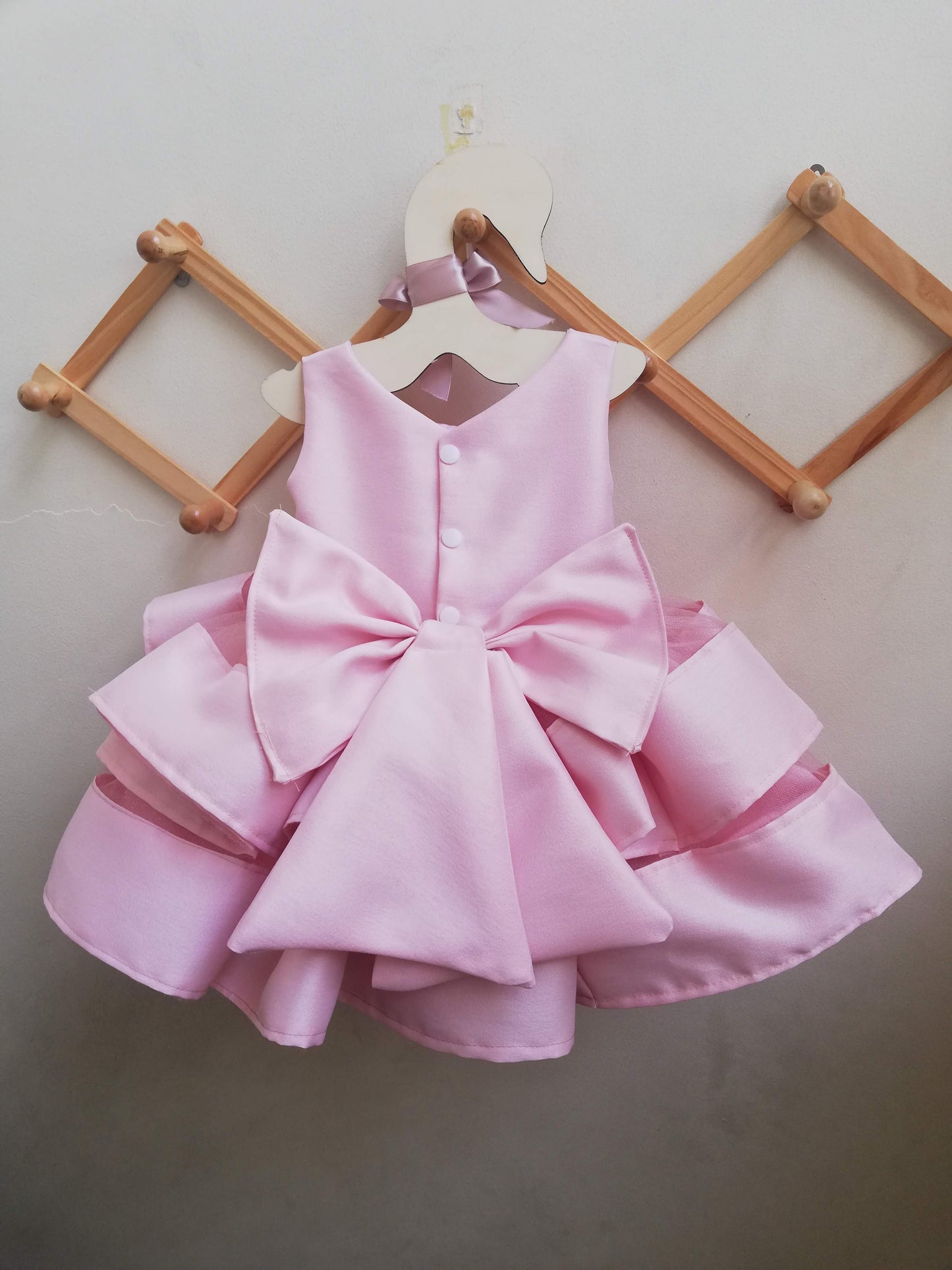 Anna Dress in Light Pink