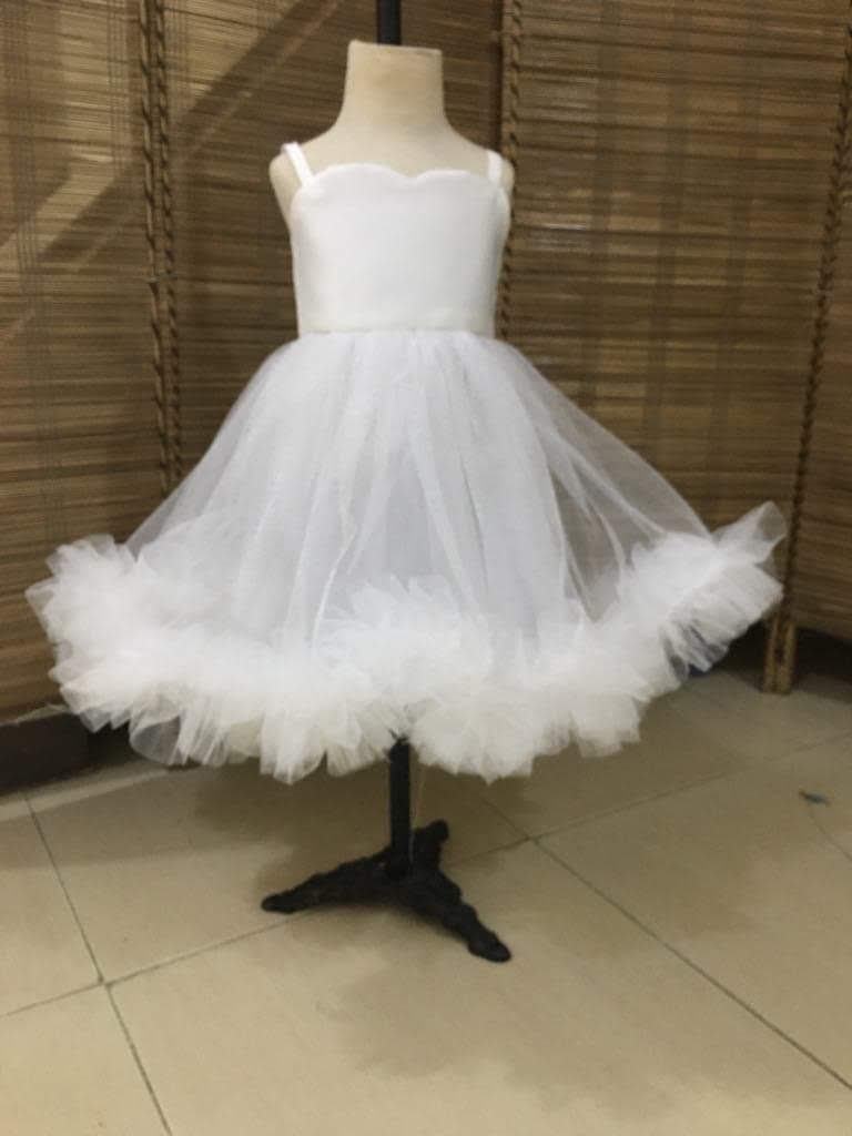 Victoria Cloud Dress in White Two Way