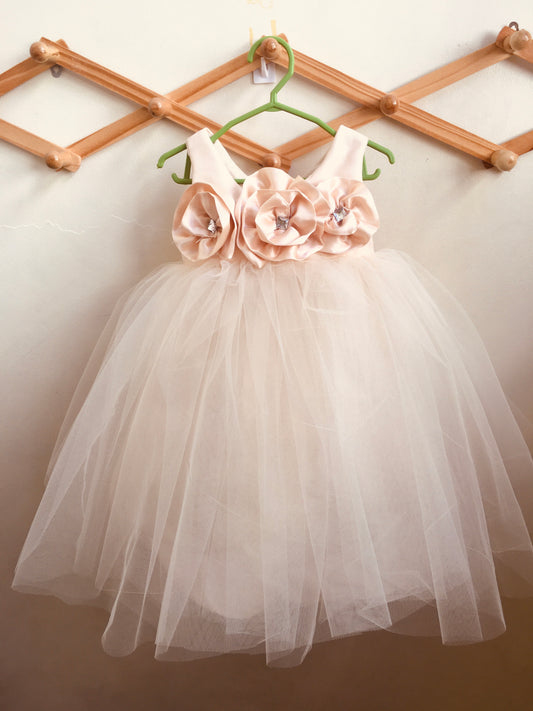 Princess Dress in Beige