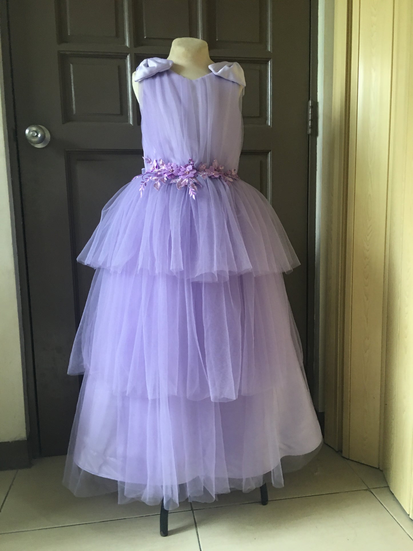 Rose Dress in Lavender