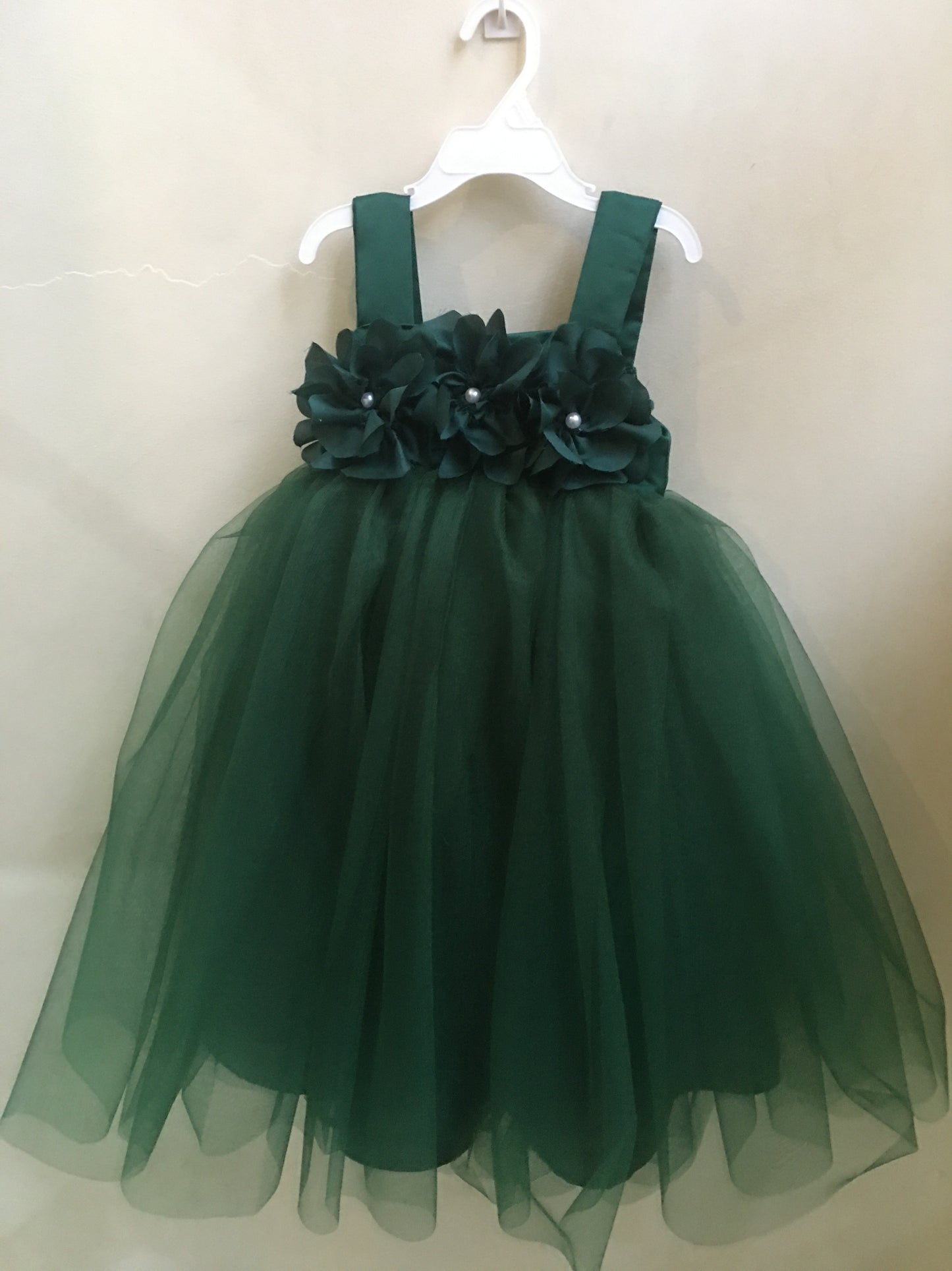 Princess Dress in Emerald Green