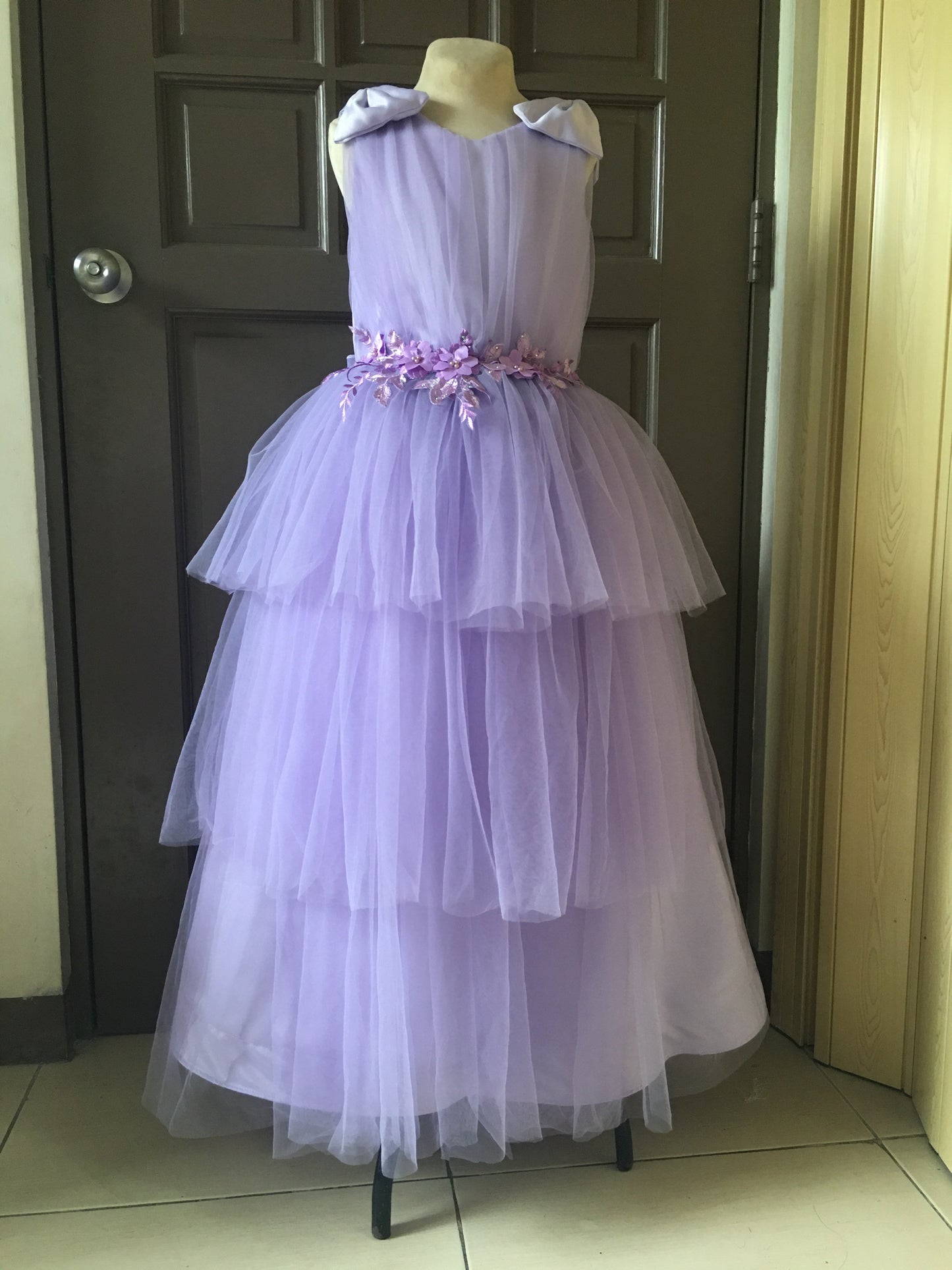 Rose Dress in Lavender