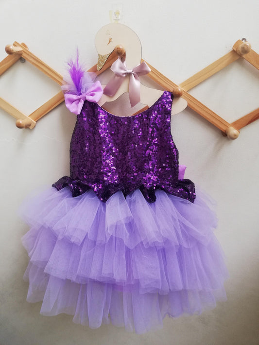 Ballerina Dress in Purple