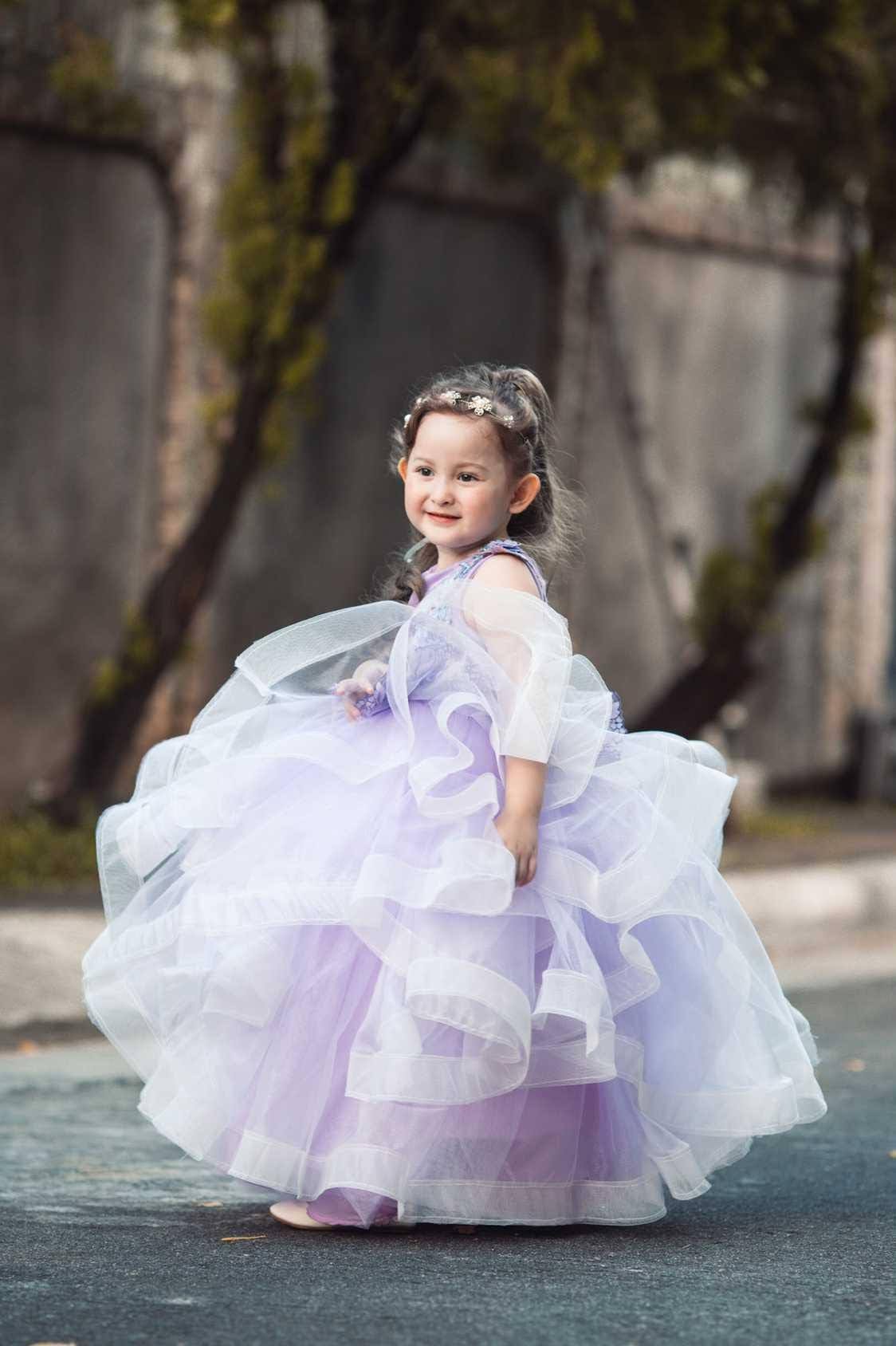 Arya Dress in Lavender