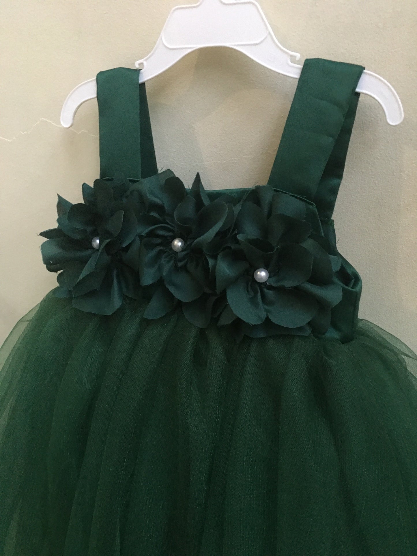 Princess Dress in Emerald Green