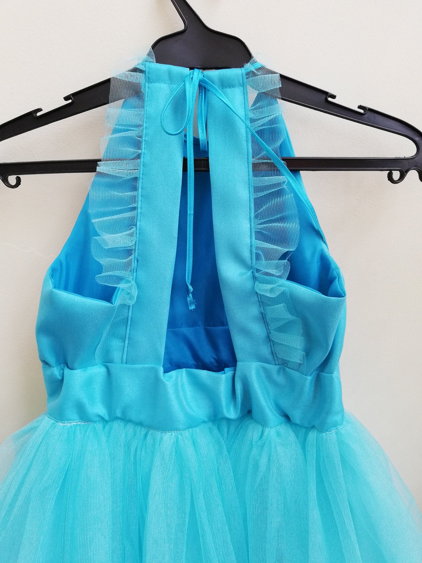 Haven Dress in Aqua Blue