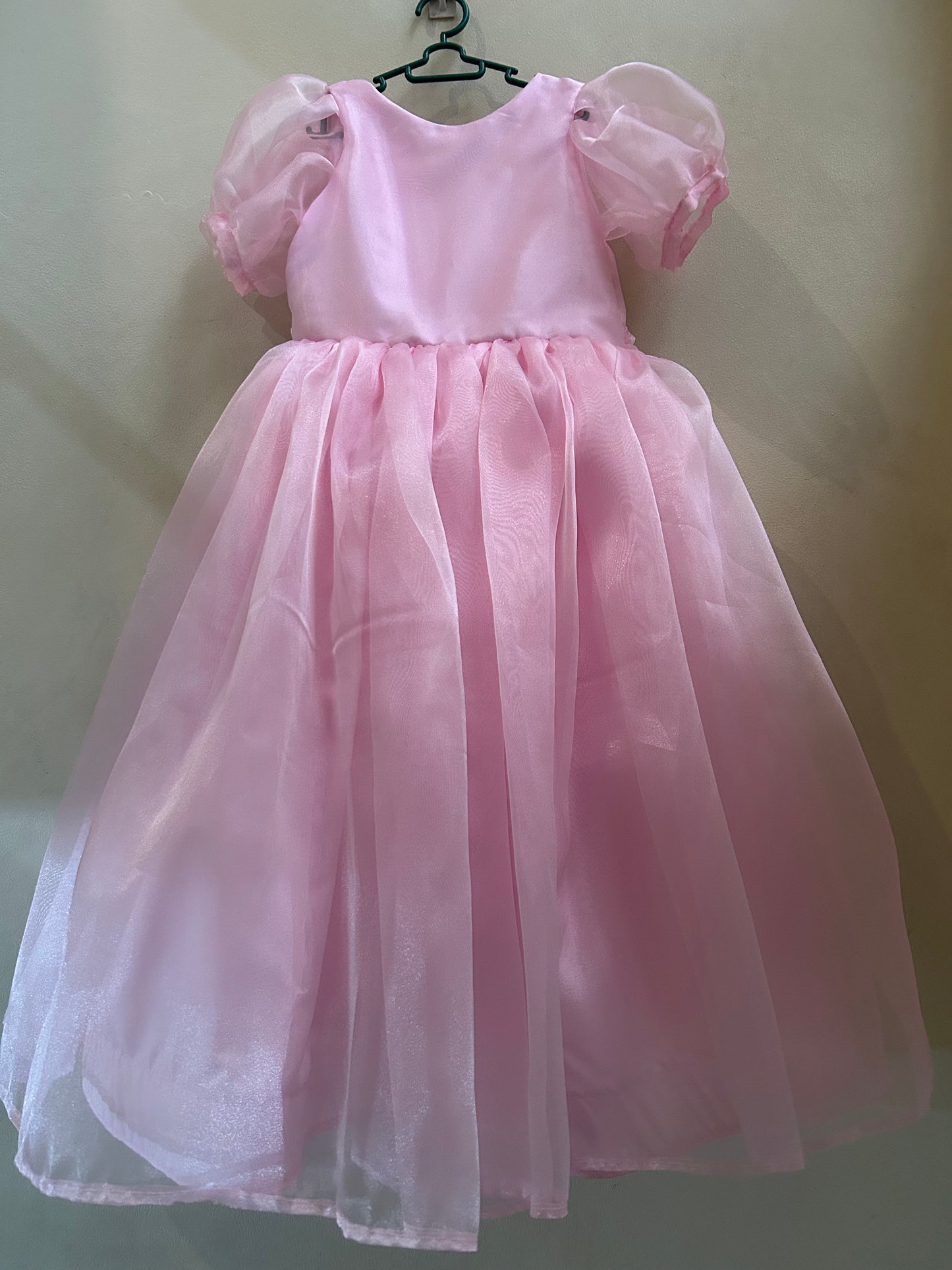 Ysabel Organza Dress in Light Pink