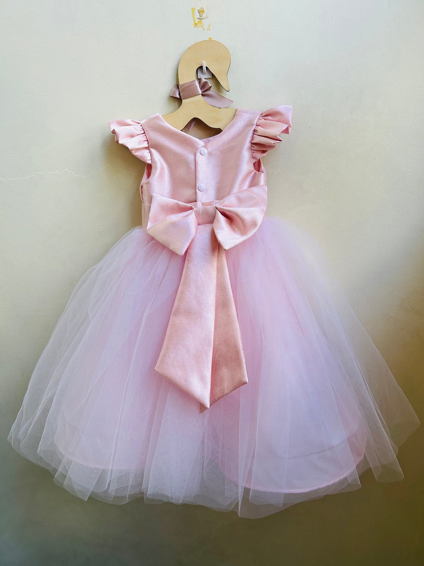 Frances Dress in Light Pink